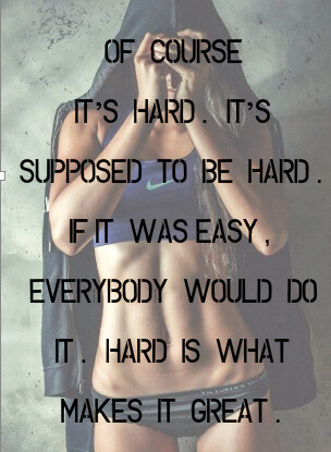 healthmagazineuniverse: Do the things that no one thought you could do.“Of course it’s hard. It’s su