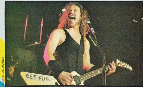 James HetfieldJuly 1990