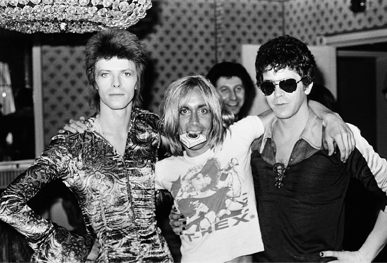 my-retro-vintage:  David Bowie, Iggy Pop and Lou Reed    1972