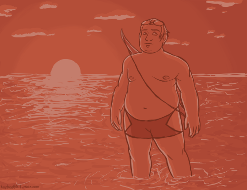 Heres A Heavy Set Arsenal (Roy Harper) In A Swimsuit As Requested By Judedeluca.