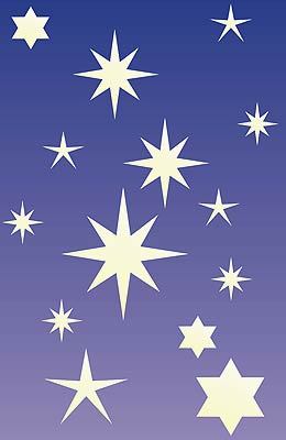 Star stencils.[source]