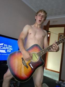 Naked Guys With Guitars