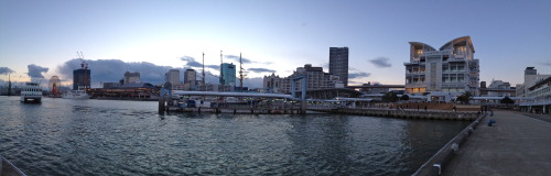 Kobe port definitely reminded me of Baltimore&rsquo;s inner harbor a bit but with its own Japanese f