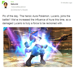 thatfellowsthings:  Lucario joins the battle!