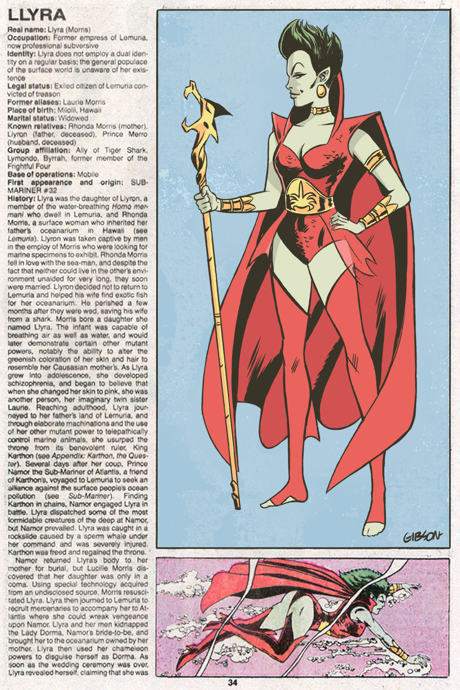 jordangibson:  I drew Llyra for Jon Morris’ Marvel Handbook REDUXE!    TUMBLR