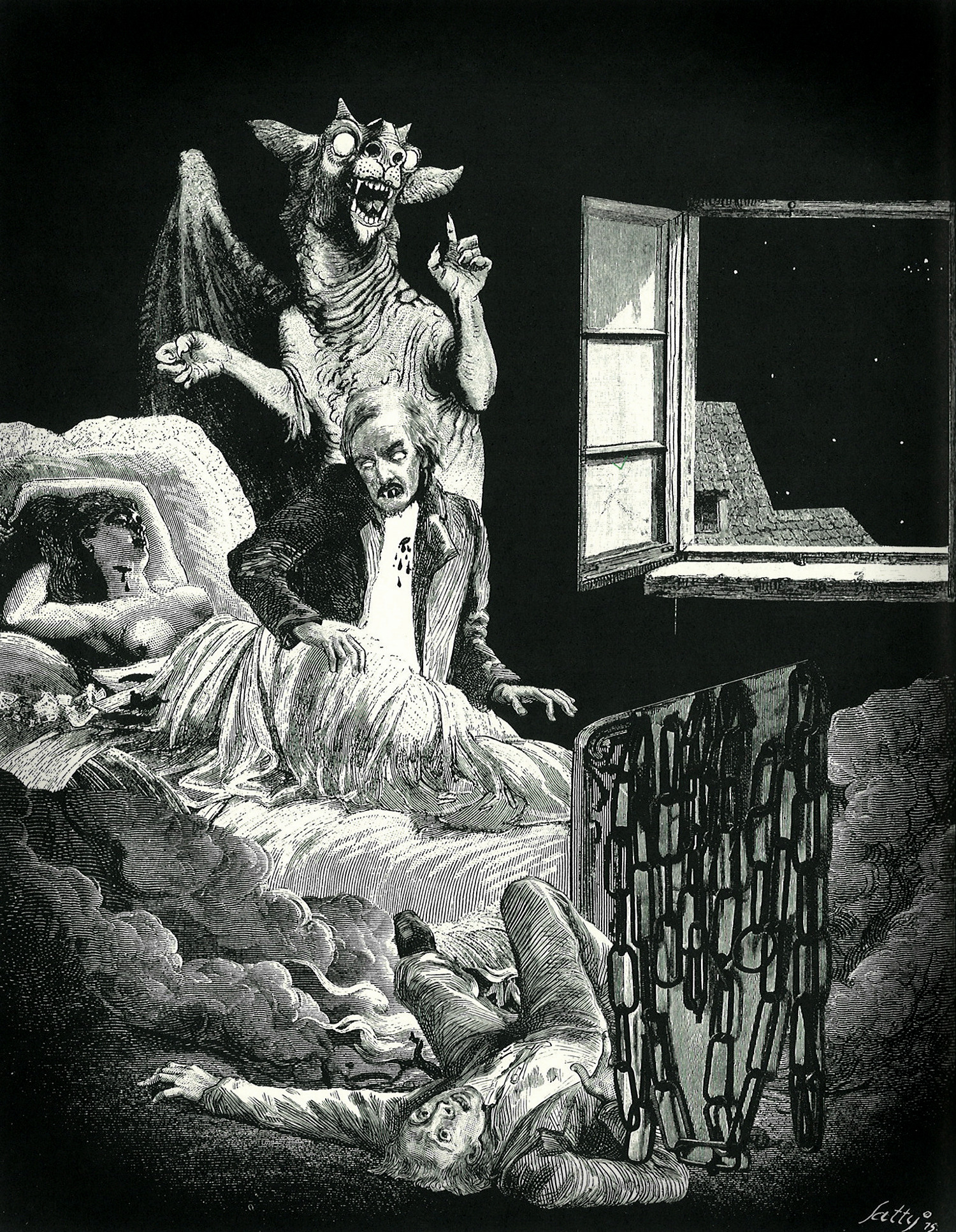weirdlookindog:Wilfried  Sätty - The Annotated Dracula (1975)
