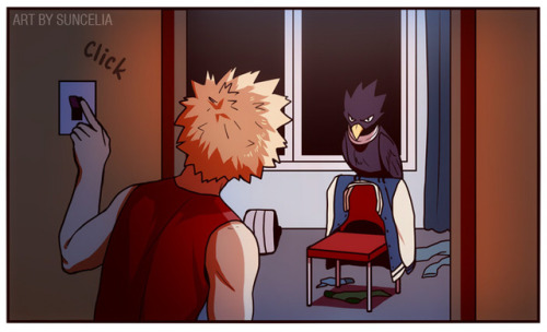 suncelia-art: “Bakugou and Tokoyami” 2019.01