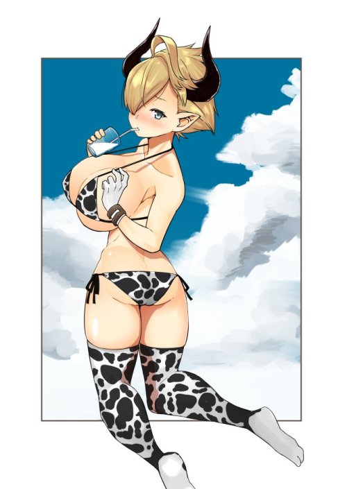 Cow girls/cow print adult photos