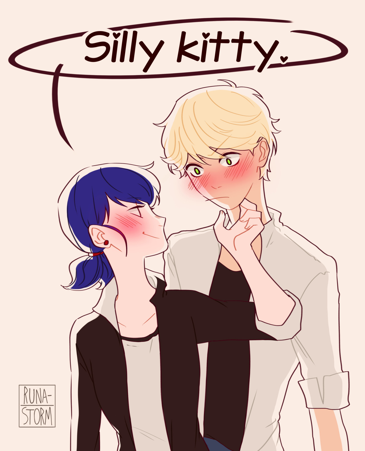 runa-storm:  Marinette finds out. Adrien isn’t sure as what to feel about her new