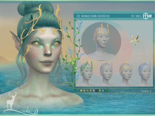 The Sims 4. Accessories For The Mermaids In The Game.