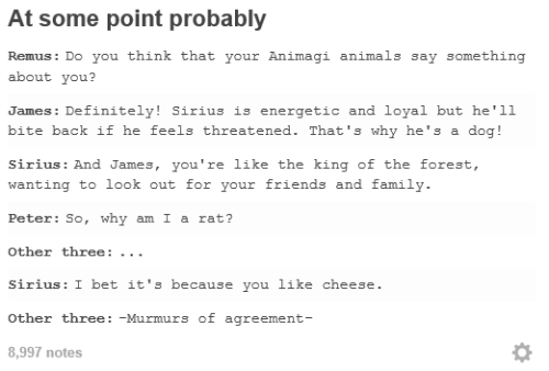 hugvvarts:favourite harry potter text posts on tumblr -&gt; part 2 - marauderspart 1