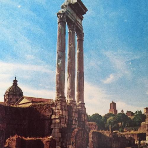Temple of Castor and Pollux 1965  #temple #castorandpollux #ancienttemple #romanempire #ancientrome 