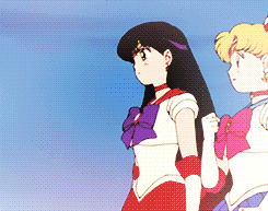 bluetiefling:  Favorite Sailor Moon Scenes → Rei’s Goodbye to Usagi in Season