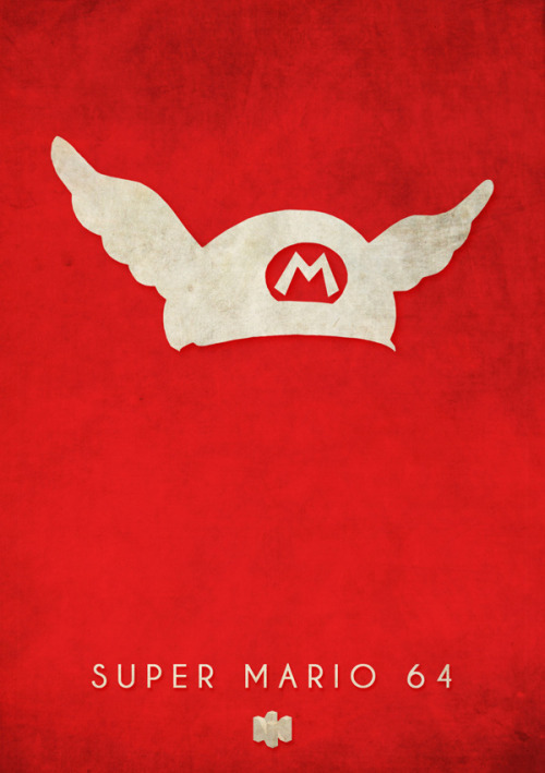 theawkwardgamer:  N64 Minimalist Design by Timmy Burrows (Behance) 