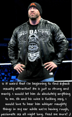 wwewrestlingsexconfessions:  Is it weird