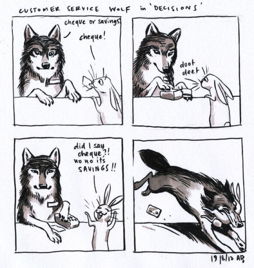 redimperialist:ask-cloud-skipper: pr1nceshawn: Customer Service Wolf. That wolf embodies the thought