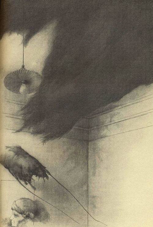 crastinating:Kafka’s The Metamorphosis illustrated by Spanish painter and engraver José Hernández (1