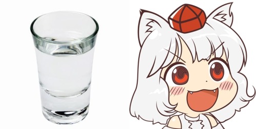 wolf-girls-going-awoo:When someone gives Momiji booze when someone gives ME booze.