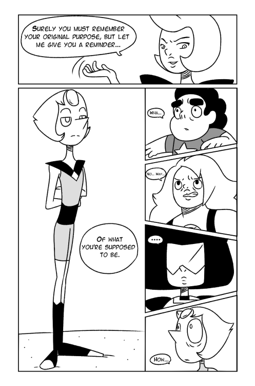 808lhr:  If they ever meet Yellow Diamond, I wonder if she has a Pearl of her own. Hey!  It’s been a while!  I’ve been working on this for a while now thought I’d share :3c Edit: Cleaned up some of my lines and used actual text that isn’t my