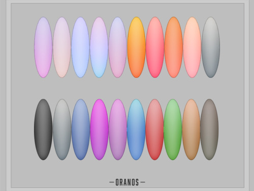 Nails 01- New Mesh- 20 Colors- HQ mode compatible- Handmade Texture- Specular map included.- In Ring
