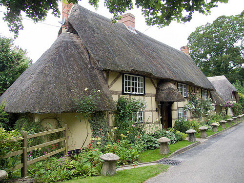 pie-nya:“ Thatched cottage in Wherwell ”