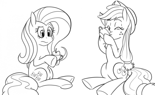 30minchallenge:Wow! Looks like Applejack and Fluttershy had a lot of fun adventures together! Thank you to all who participated!  We hope to see you back in a few hours for the Cadance Challenge!Artists Included:  Keboponda (http://keboponda.tumblr.com)