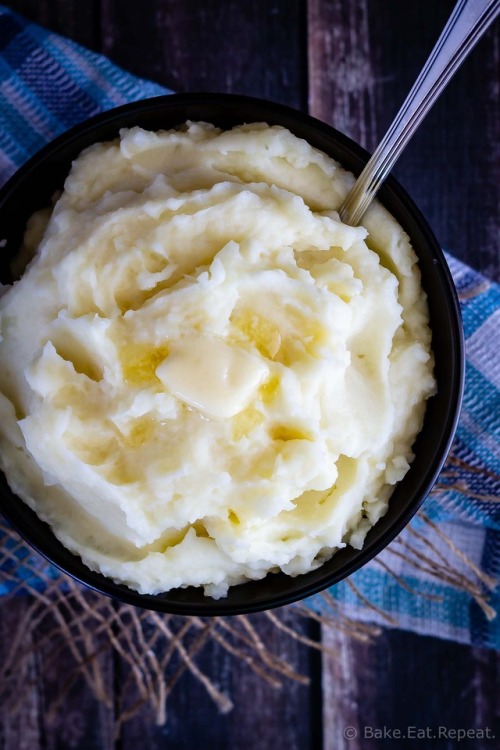 Creamy Instant Pot mashed potatoes are so fast and easy to make, and can even be made ahead of time 