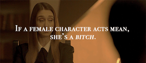 heavyflovv:What can a female character do without being criticized mercilessly?