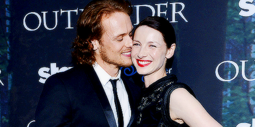 briannaefraser:  Caitriona Balfe & Sam Heughan @ Starz’s Outlander Premiere, SDCC 2014 