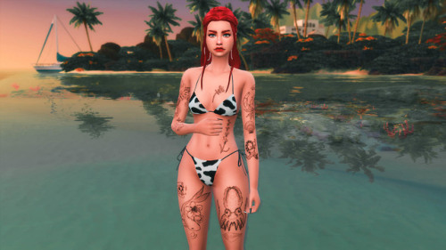 hieizzysims: Island Life Tattoos I did a hole bunch of things for Island Living that I’ll sta