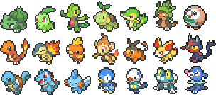 it-started-to-rain: Hey everyone! What is your favorite starter   from each generation? 