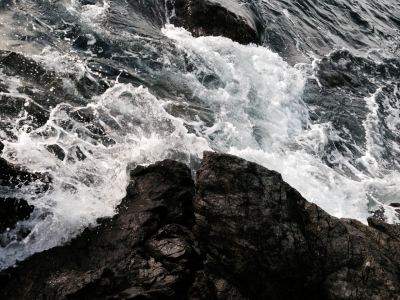 Where the stone meets the sea