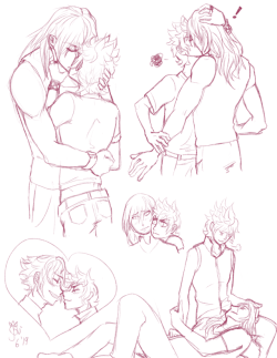 tenacitasart:    i did some rikuroku doodles  