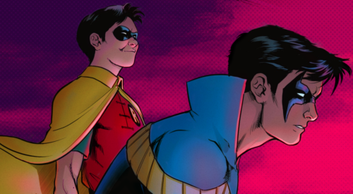 90snightwing: Dick Grayson &amp; Jason Todd in Nightwing (2016) Annual #4