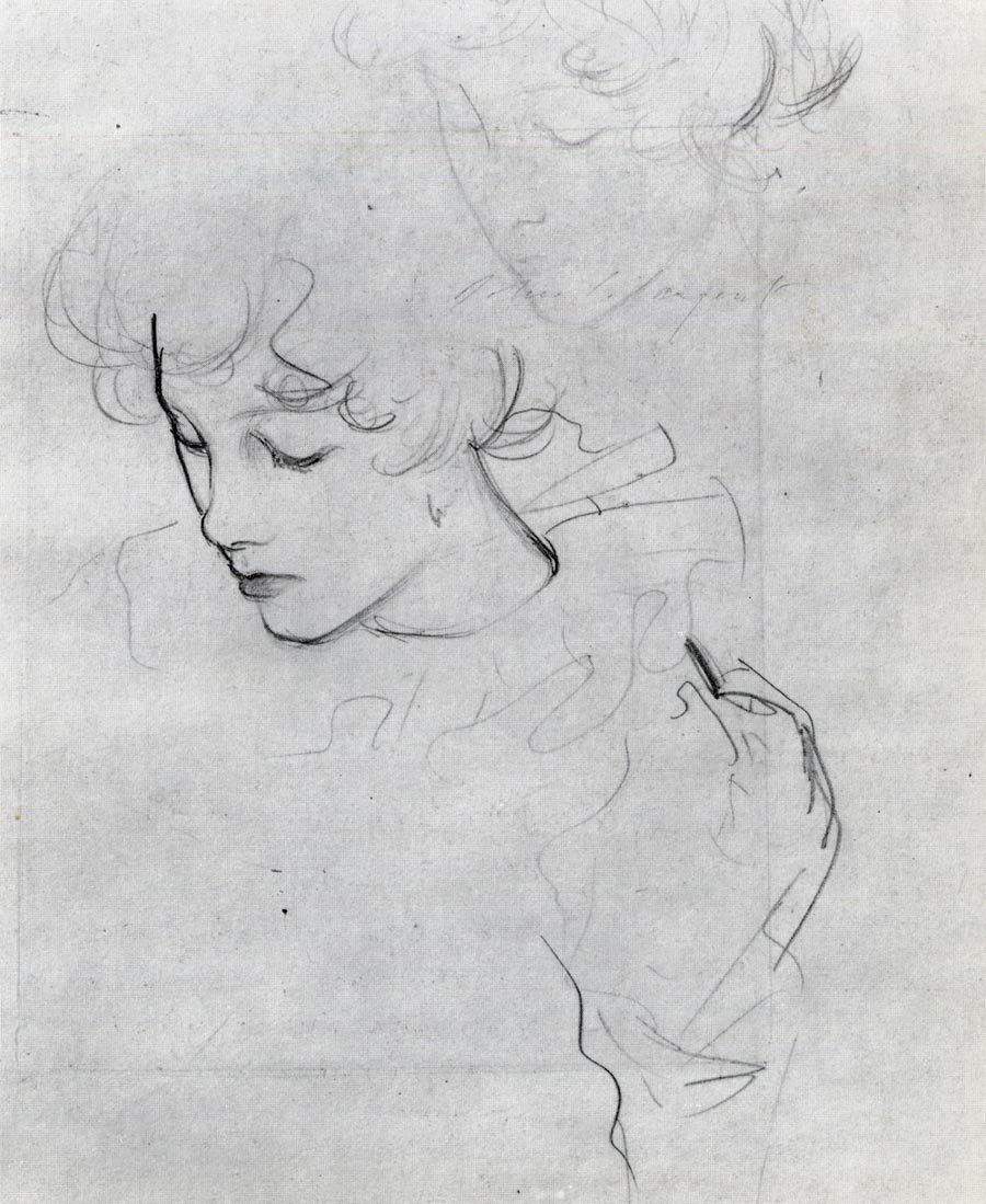 artist-sargent:  Polly Barnard (also known as study for Carnation, Lily, Lily, Rose),