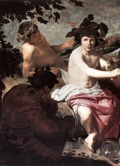 templeofapelles:  BEST OF THE PRADO 11  Diego Velázquez The Triumph of Bacchus, detail,1628 Museo del Prado, Madrid 