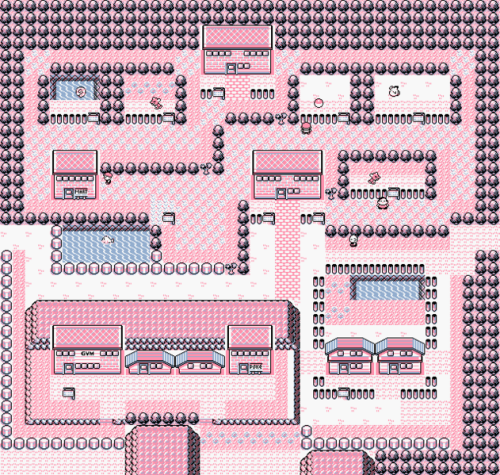 places-in-games:Pokemon R/B - Fuchsia City