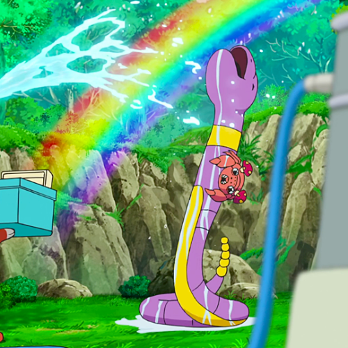 miifighter:larvitarr:  thedelusionalchanteuse:  larvitarr: Ekans and Paras at their first pride para