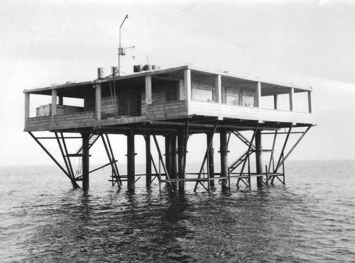 The Republic of Rose Island was a short-lived micronation on a man-made platform in the Adriatic Sea