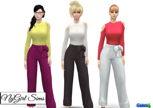 Open Shoulder Jumpsuit.  I worked on this jumpsuit a couple weeks ago but just didn&rsquo;t