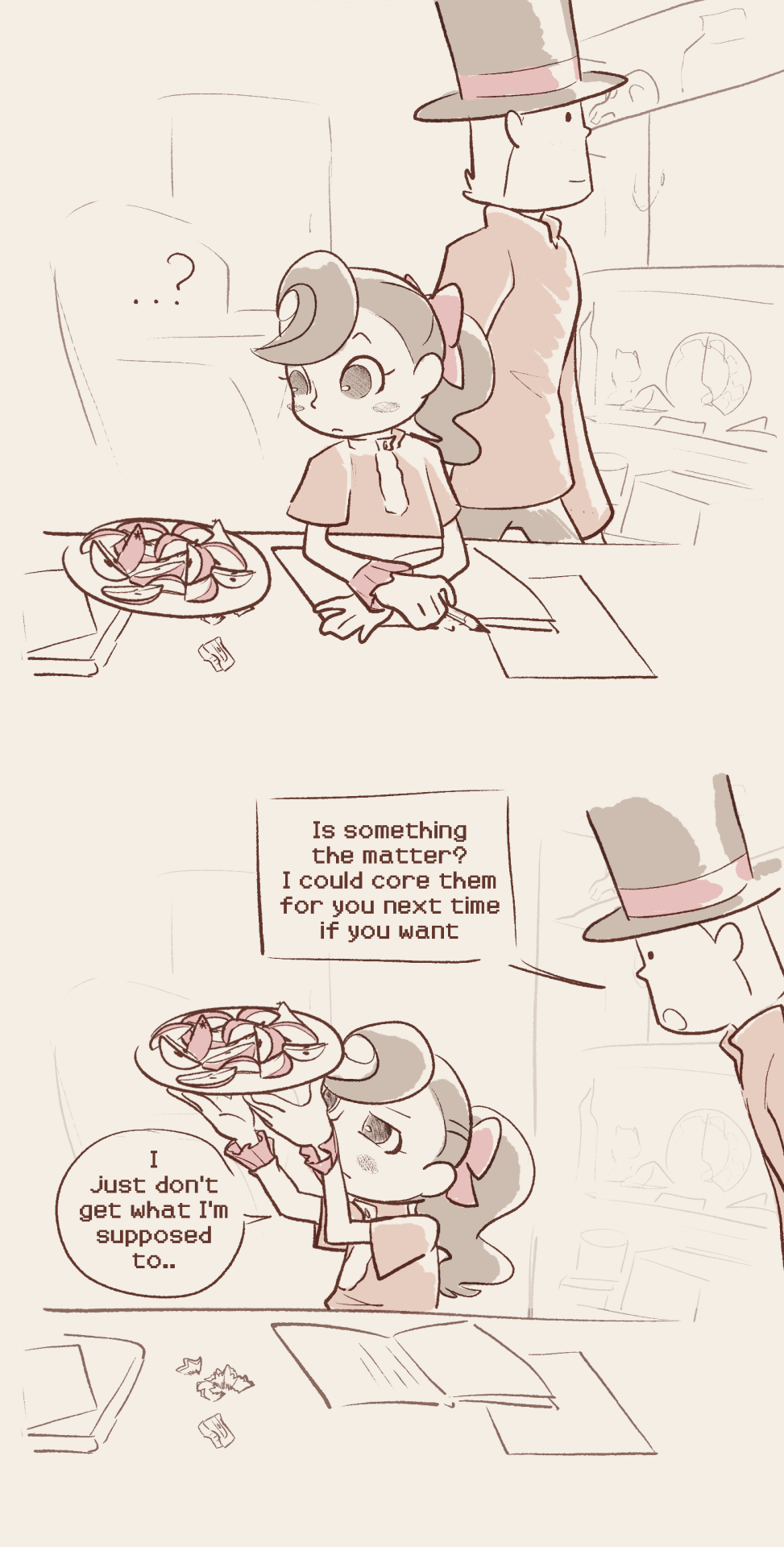 You Live With Him Long Enough - You Start Expecting Puzzles 