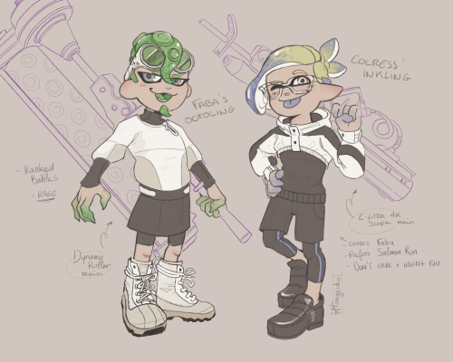 Idk Why But I Can Picture Faba Playing Splatoon A Lot. So Of Course He Gets Colress Into It. So I Drew
