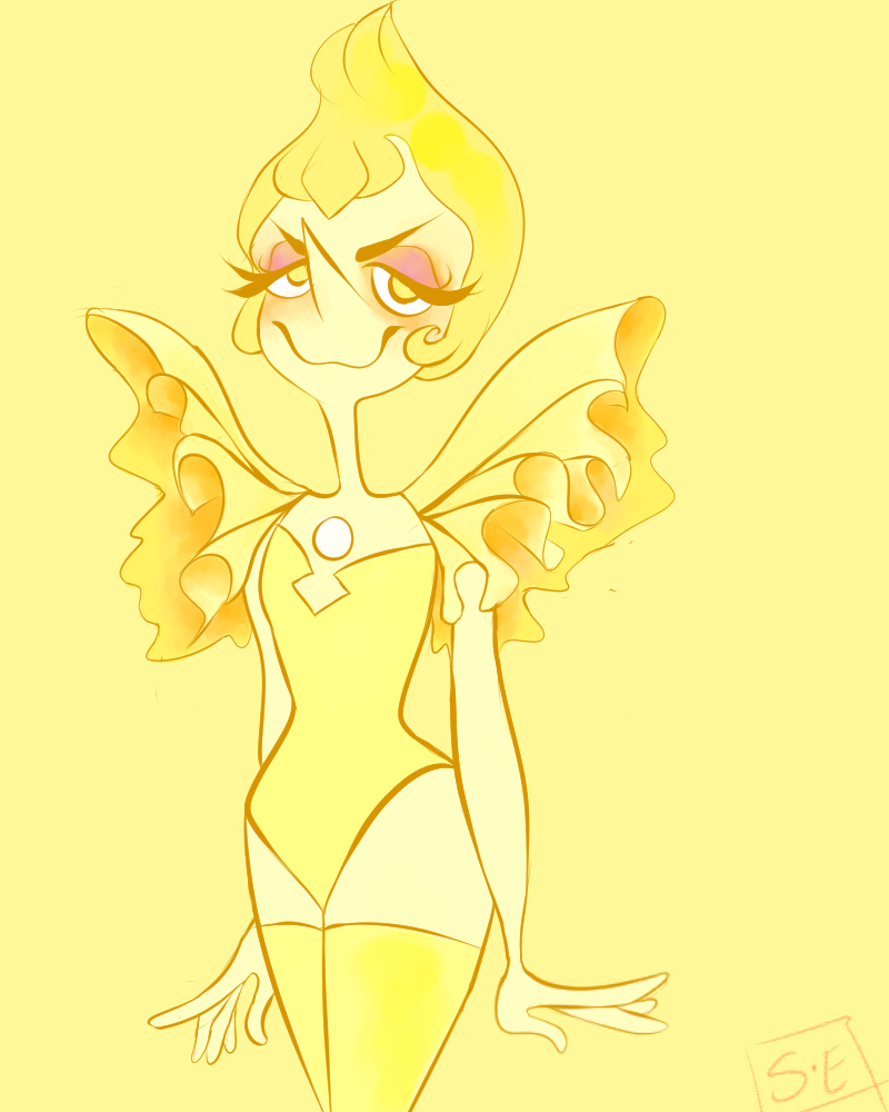 sadhbhelliott:  Yellow Pearl! owo i really wanted to draw her, love her design 