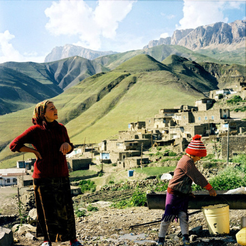 Rena Effendi: Xinaliq villageFirst decade into the 21st century, Khinaliq, because of its remoteness