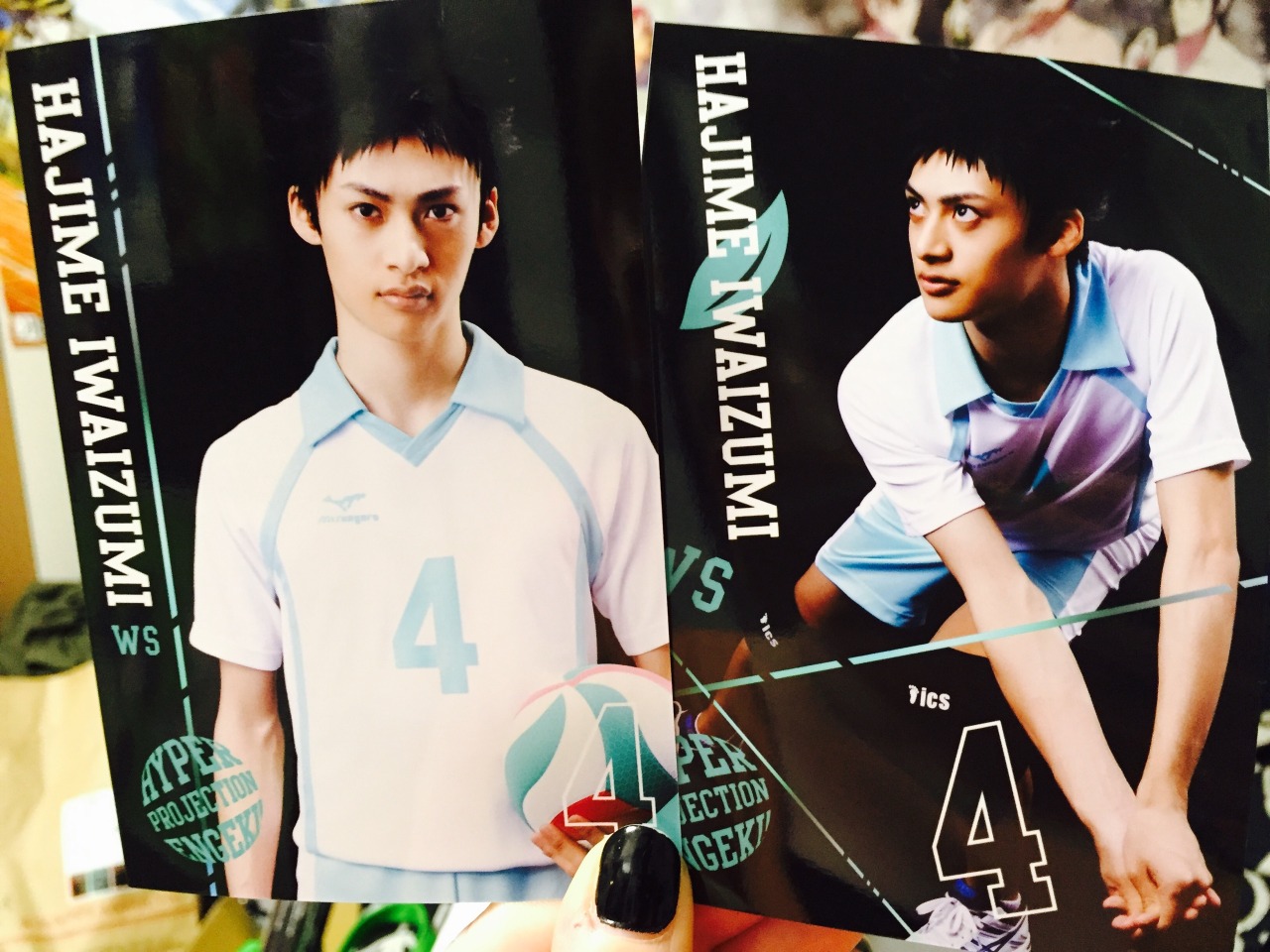 fencer-x:Kagehina and IwaOi photo sets from the play!  Still available on Shoptember,