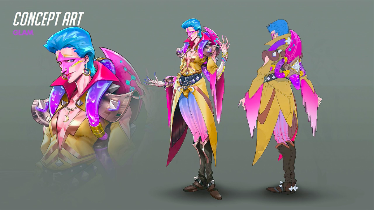 jinyouo: Concept art of Moira and her skins. Don’t know why but all the female