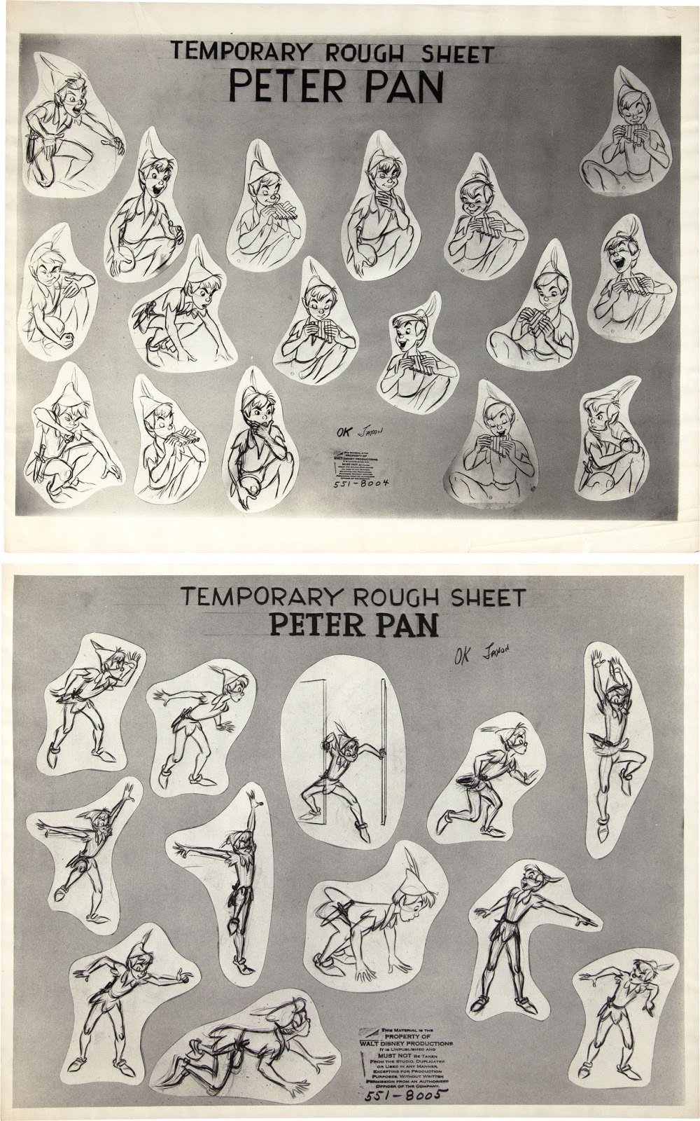 disneyconceptsandstuff:  Model Sheets from Peter Pan by Milt Kahl 
