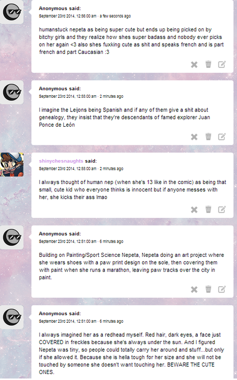   im smiling with all the cute hcs <33 i love how everyone has their own diff ideas, see they’re all wonderful and good 