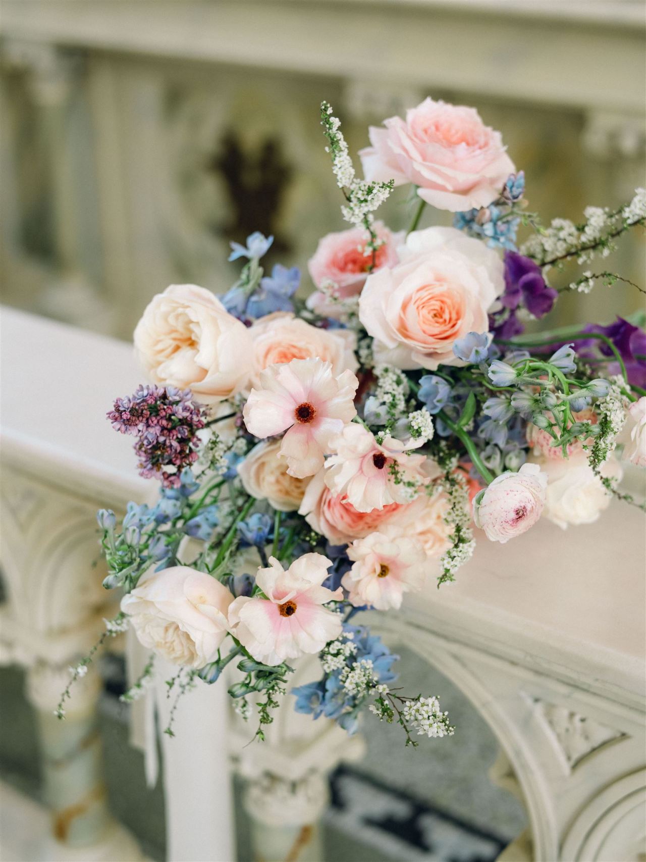 bouquet for Alex 🤍Iris & Fig #flower bouquet#bridal bouquet#wedding flowers#spring wedding#spring flowers#spring garden#bloomcore#garden roses