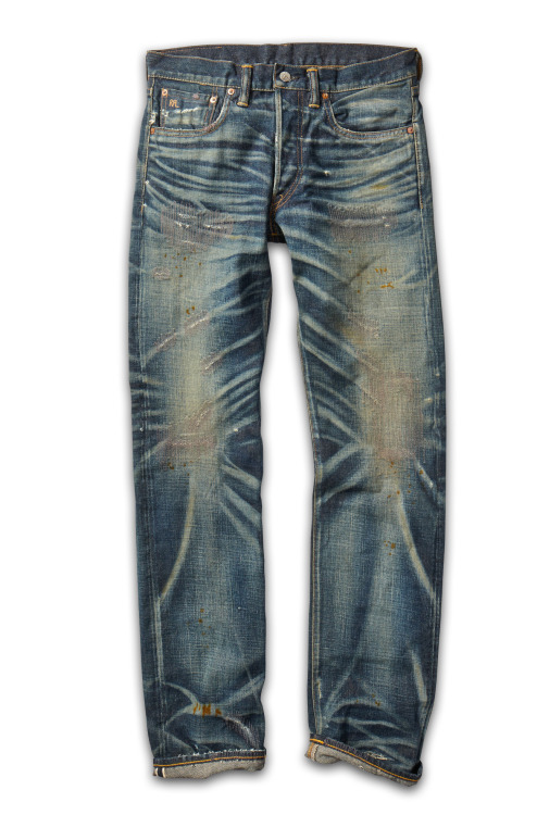 RRL & Co. Slim-Fit Distressed Jean. Part of the Speed on Salt Fall 2015 collection.1960s-inspire